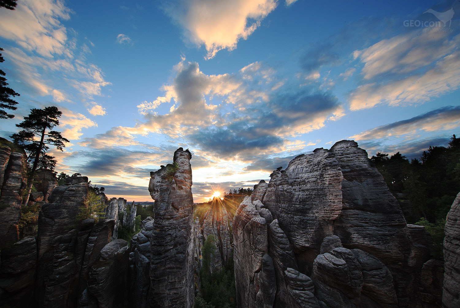 Prachov rocks, Bohemian paradise, Czech republic.