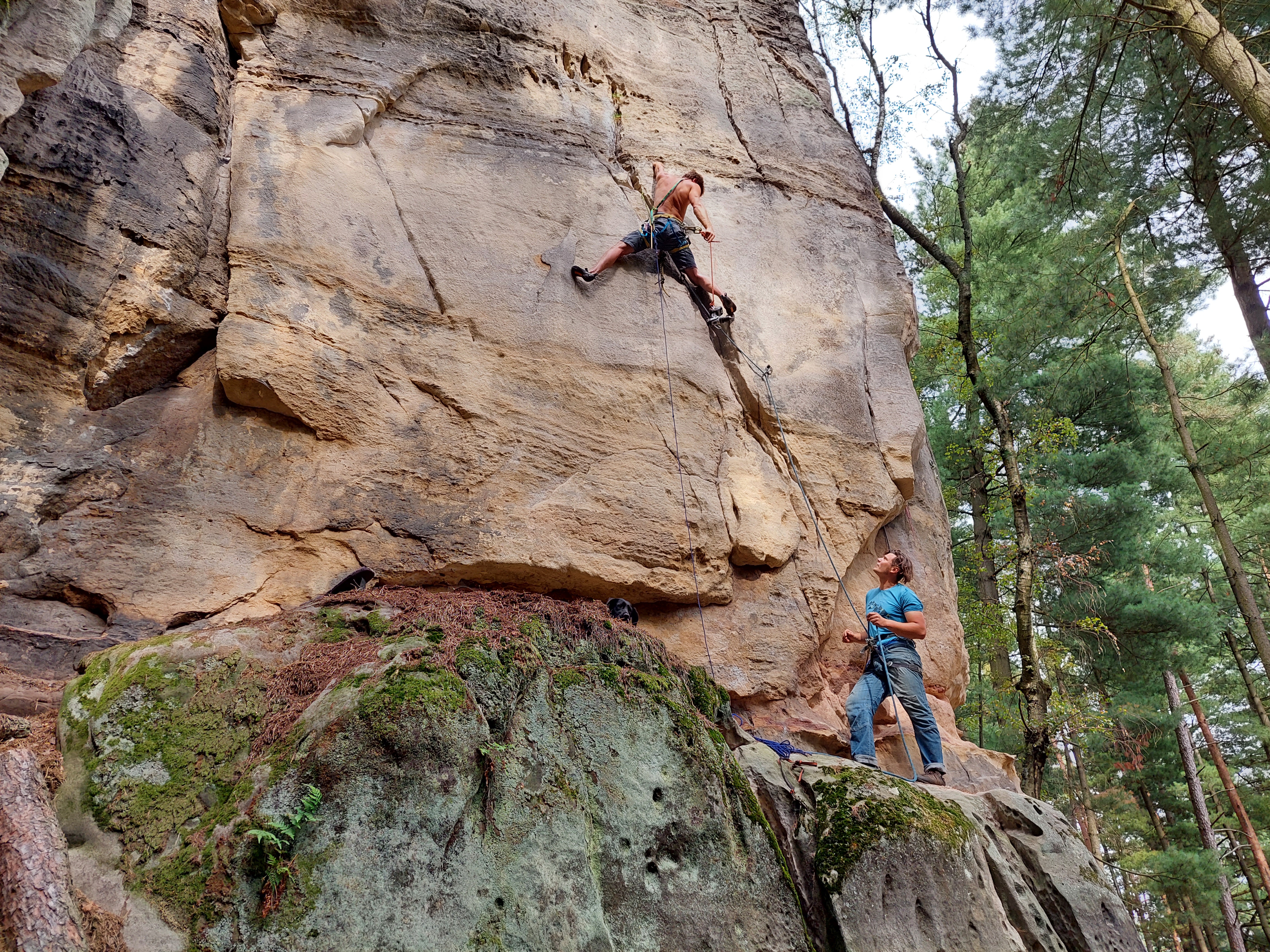 Climbing in Prachov 2021