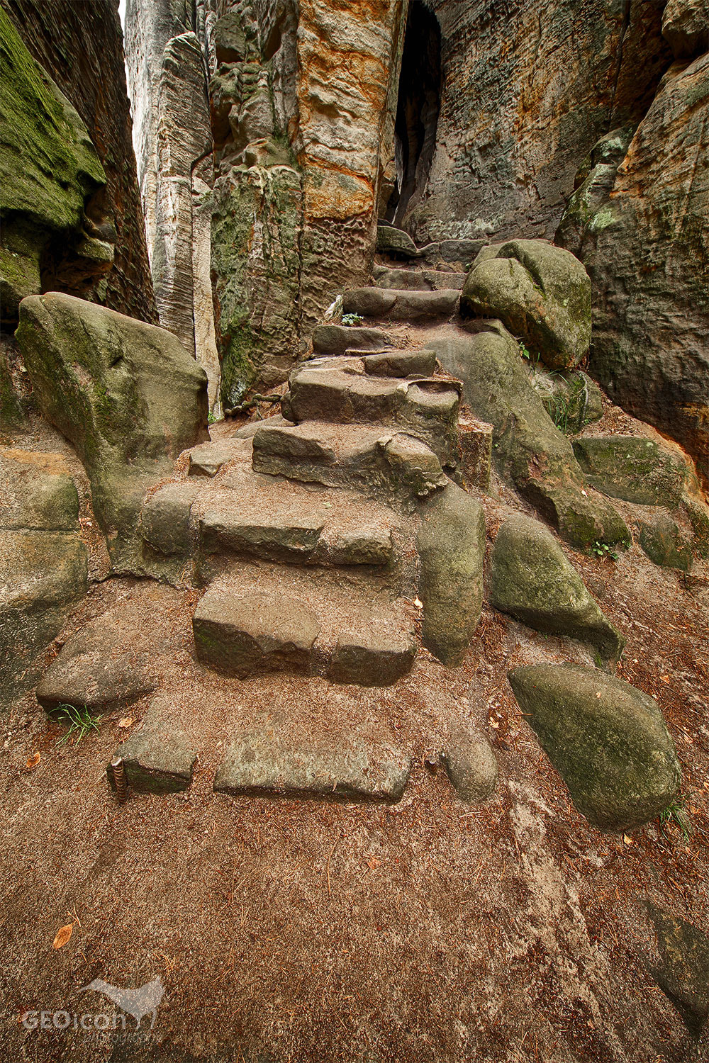 Prachov rocks, Bohemian paradise, Czech republic.