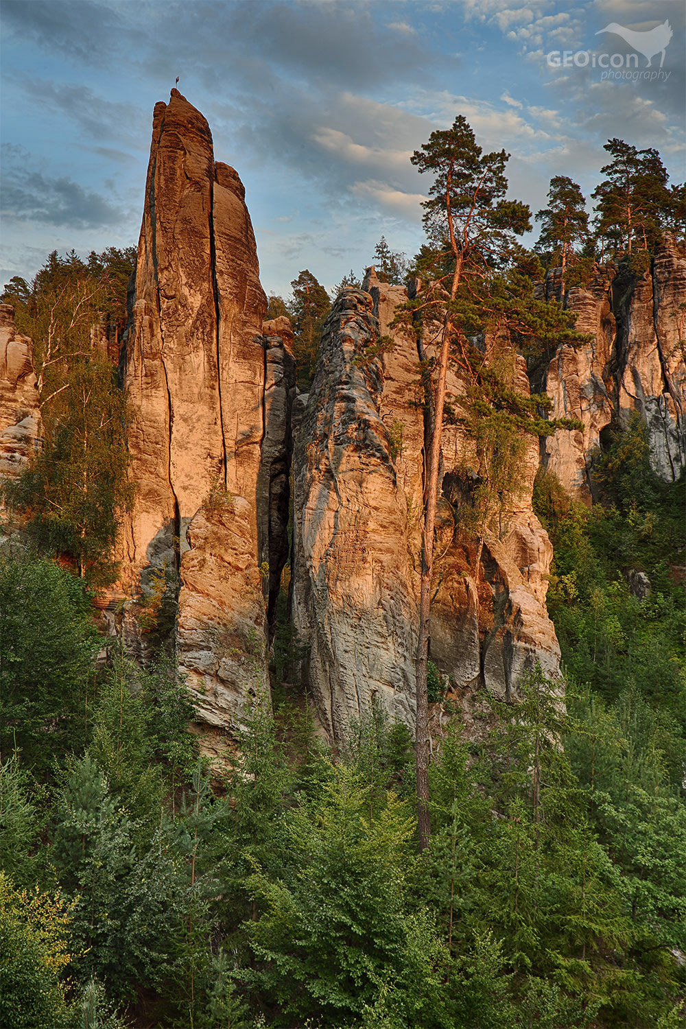 Prachov rocks, Bohemian paradise, Czech republic.